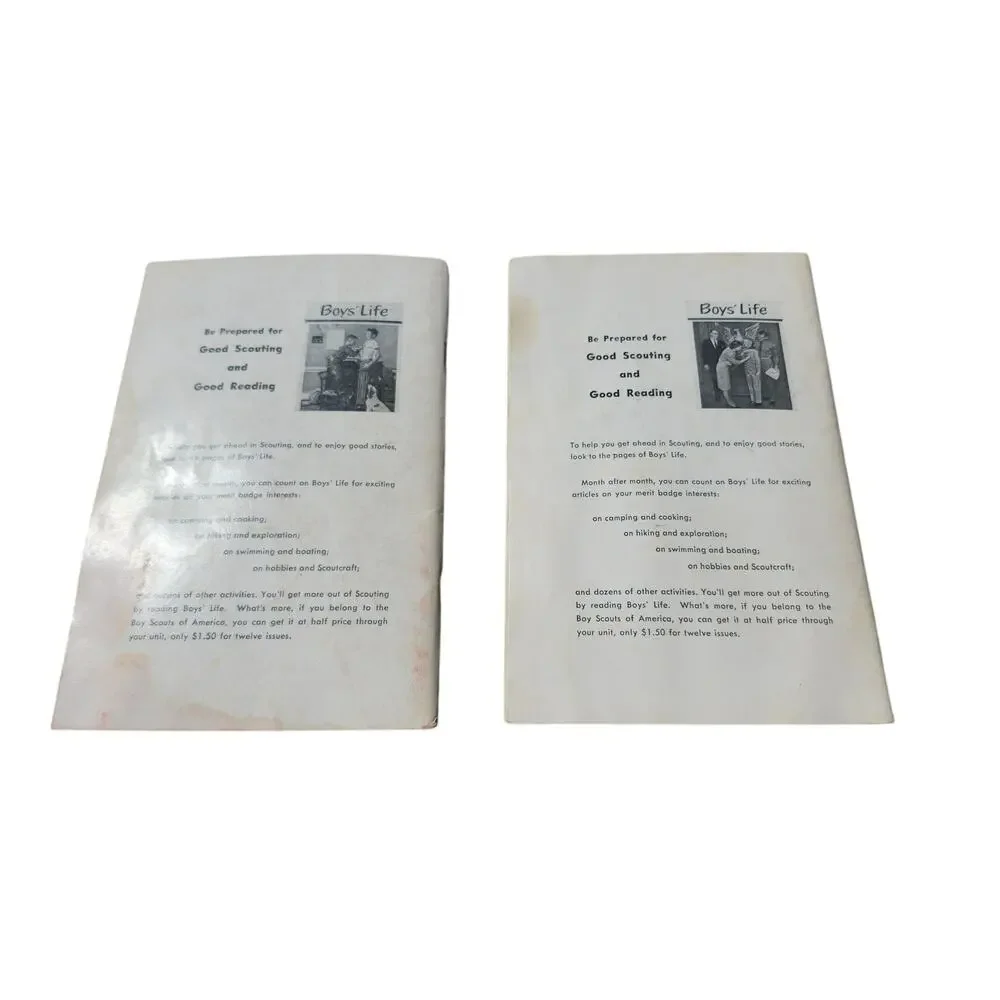 Vintage 1960's Boy Scouts of America Merit Badge Series 6 Booklets BSA Americana